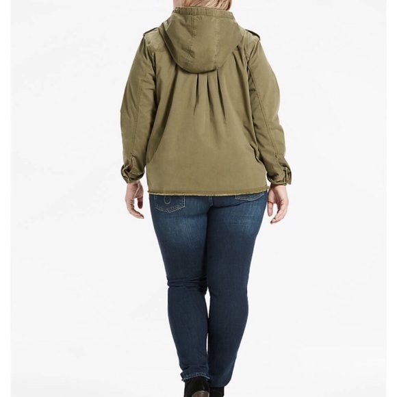 NWT Lucky Brand 1X Olive Jacket - Picture 3 of 8